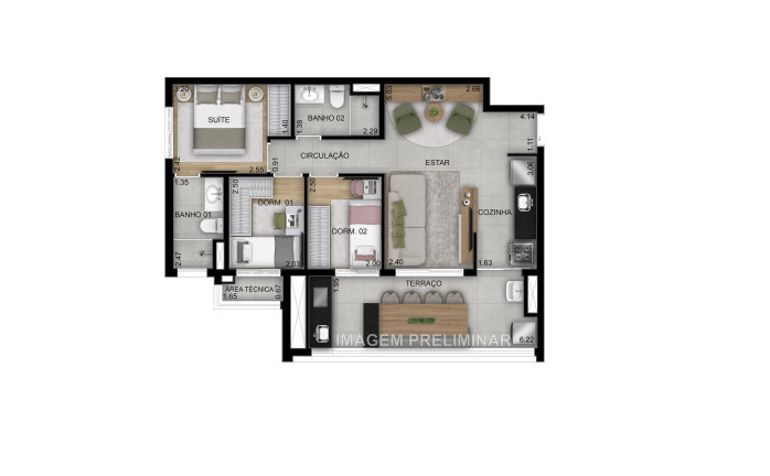 Imagem Apartamento com 3 Quartos à Venda,  em Vila Guilhermina - São Paulo