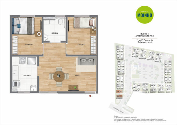 Imagem Apartamento com 2 Quartos à Venda, 44 m² em Campo Grande - Rio de Janeiro