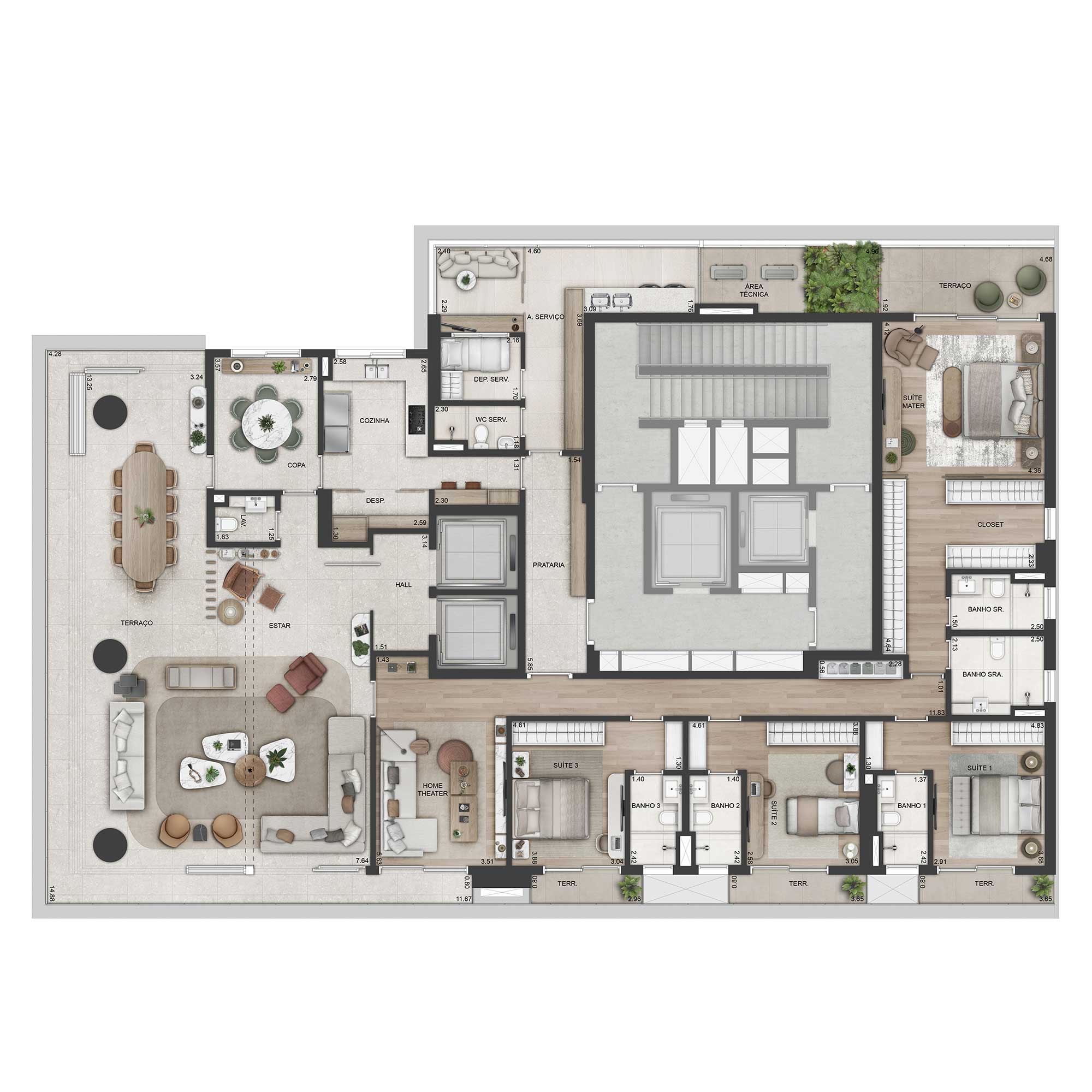 Imagem Apartamento com 4 Quartos à Venda, 368 m²em Jardim Paulista - São Paulo