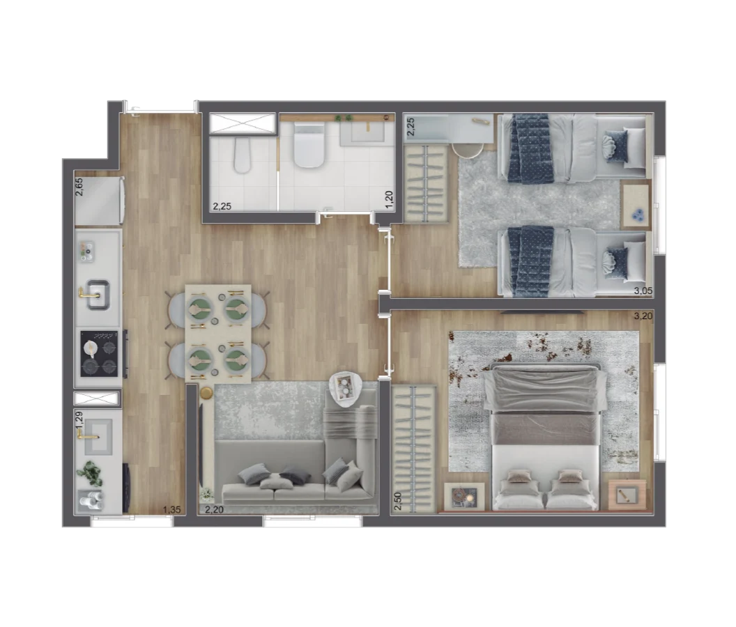 Foto do imóvel: Apartamento com 1 Quarto à Venda, 24 m² em Pousada dos Bandeirantes - Carapicuíba