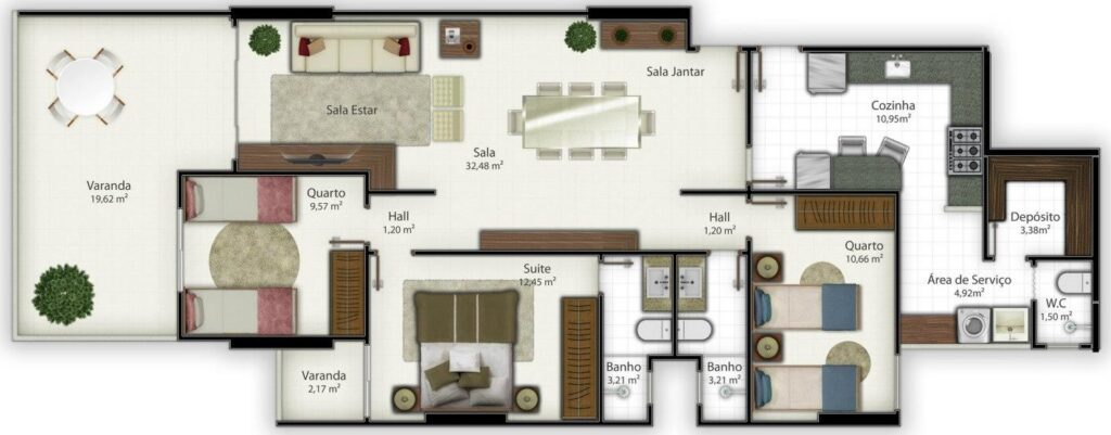 Imagem Apartamento com 3 Quartos à Venda, 125 m² em Praia da Costa - Vila Velha