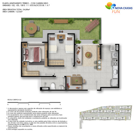 Imagem Apartamento com 2 Quartos à Venda, 42 m²em Vila Ouro Preto - Duque de Caxias