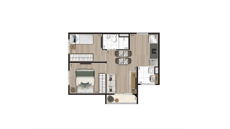 Imagem Apartamento com 2 Quartos à Venda, 38 m² em Vila Jaraguá - São Paulo