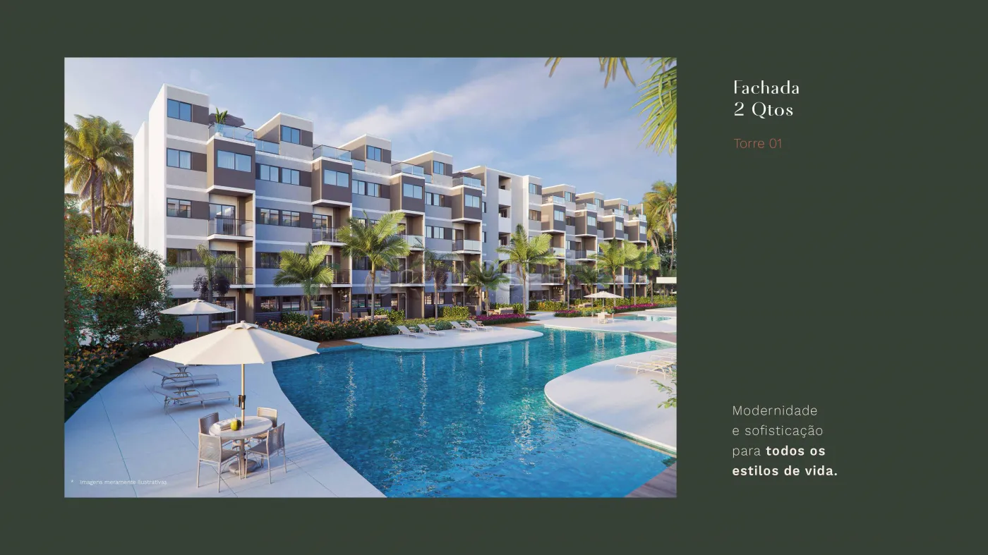 Apartamento com 2 Quartos à Venda, 72 m²em Carneiros - Tamandaré