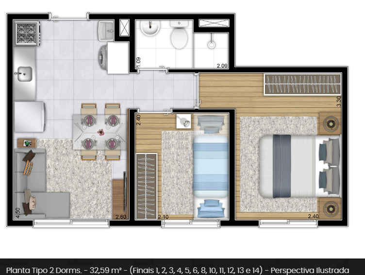 Imagem Apartamento com 2 Quartos à Venda, 32 m²em Barra Funda - São Paulo