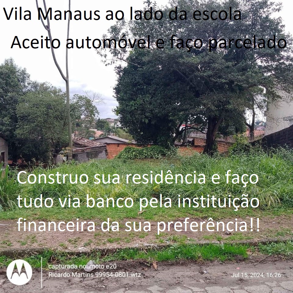 Terreno à Venda, 290 m²em Vila Manaus - Criciúma