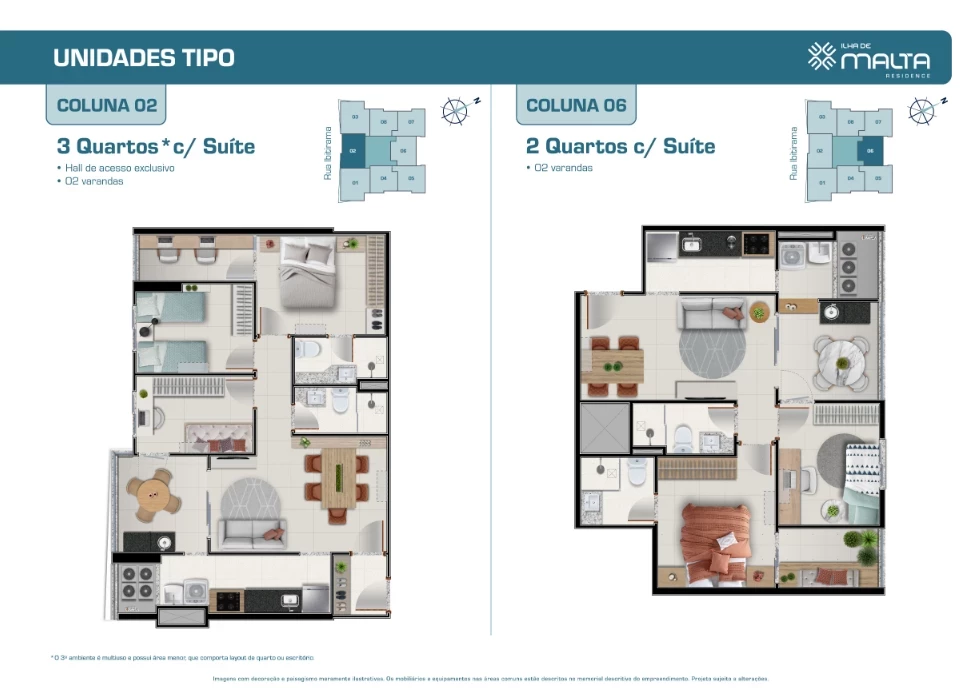 Imagem Apartamento com 2 Quartos à Venda, 58 m² em Praia de Itaparica - Vila Velha