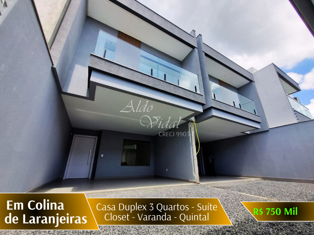 Casa com 3 Quartos à Venda, 140 m²em Colina de Laranjeiras - Serra