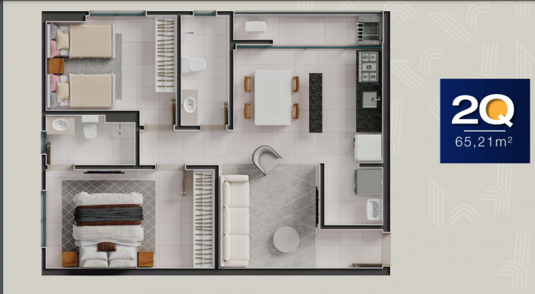 Imagem Apartamento com 2 Quartos à Venda, 65 m² em Setor Central - Goiânia