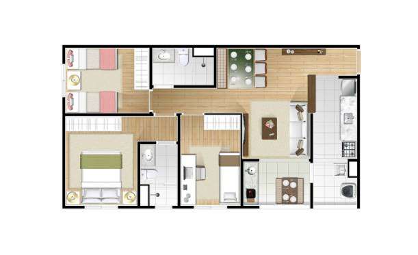 Apartamento com 2 Quartos à Venda, 54 m² em Centro - Diadema