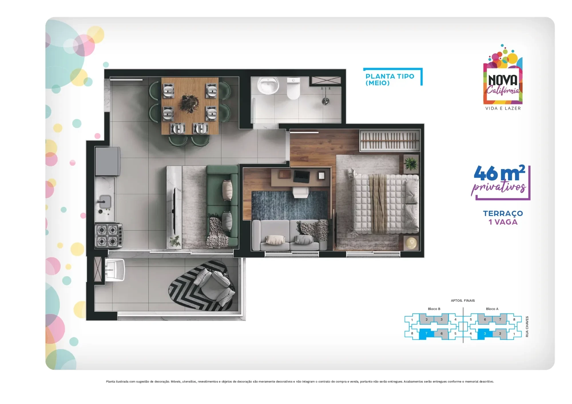 Imagem Apartamento com 2 Quartos à Venda, 46 m² em Jardim Califórnia - Barueri