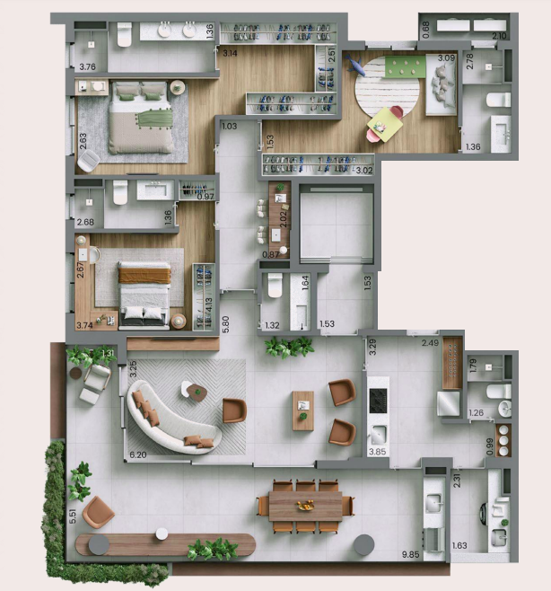 Imagem Apartamento com 3 Quartos à Venda, 150 m² em Campo Belo - São Paulo