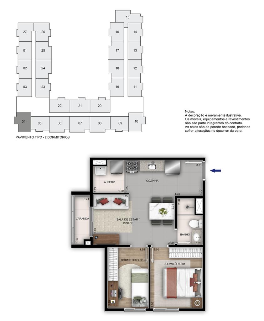 Imagem Apartamento com 2 Quartos à Venda, 40 m² em São Cristóvão - Rio de Janeiro