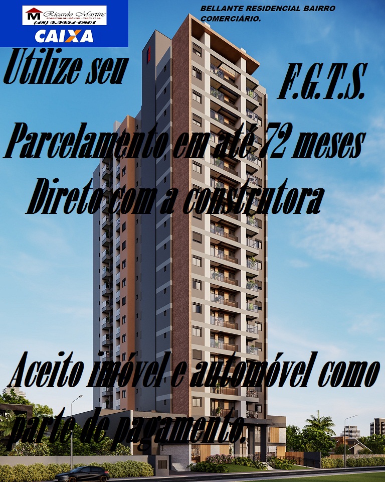 Apartamento com 2 Quartos à Venda, 65 m² em Comerciário - Criciúma