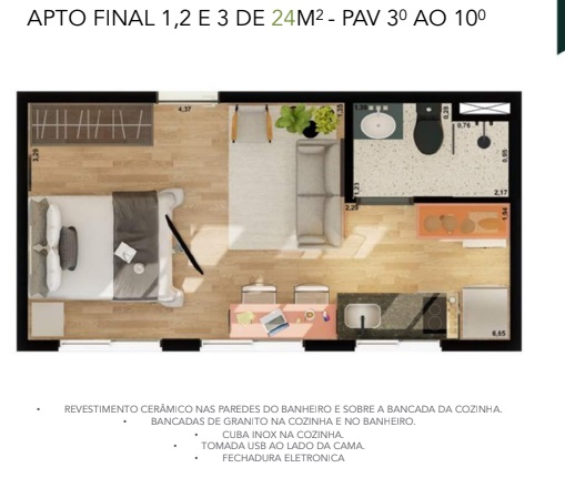 Imagem Apartamento com 1 Quarto à Venda, 34 m²em Vila Mariana - São Paulo