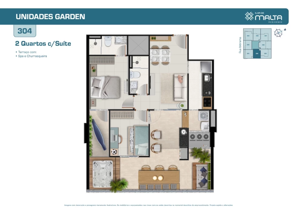 Imagem Apartamento com 2 Quartos à Venda, 58 m² em Praia de Itaparica - Vila Velha