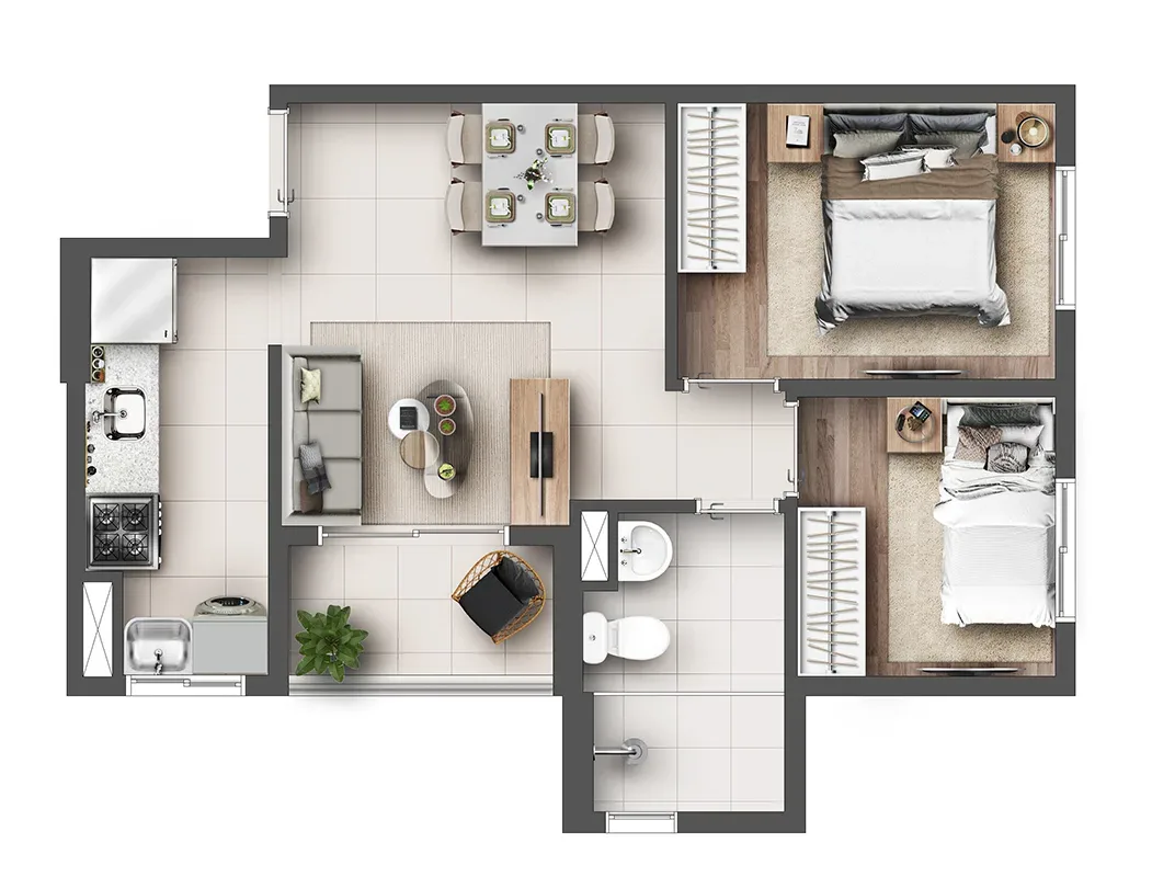Imagem Apartamento com 2 Quartos à Venda, 42 m² em Santana - São Paulo