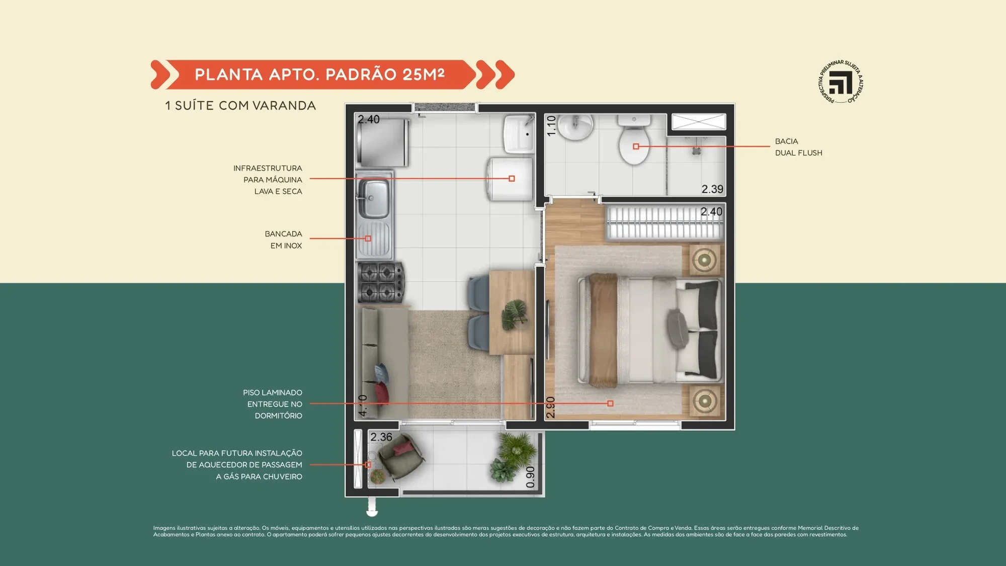 Imagem Apartamento com 2 Quartos à Venda, 37 m² em Vila Ema - São Paulo