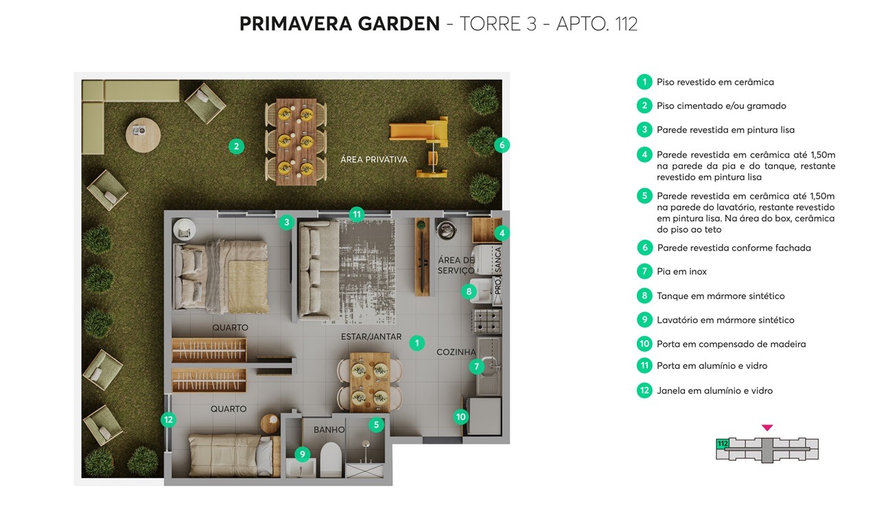 Imagem Apartamento com 2 Quartos à Venda, 41 m² em Jardim Primavera - Duque de Caxias