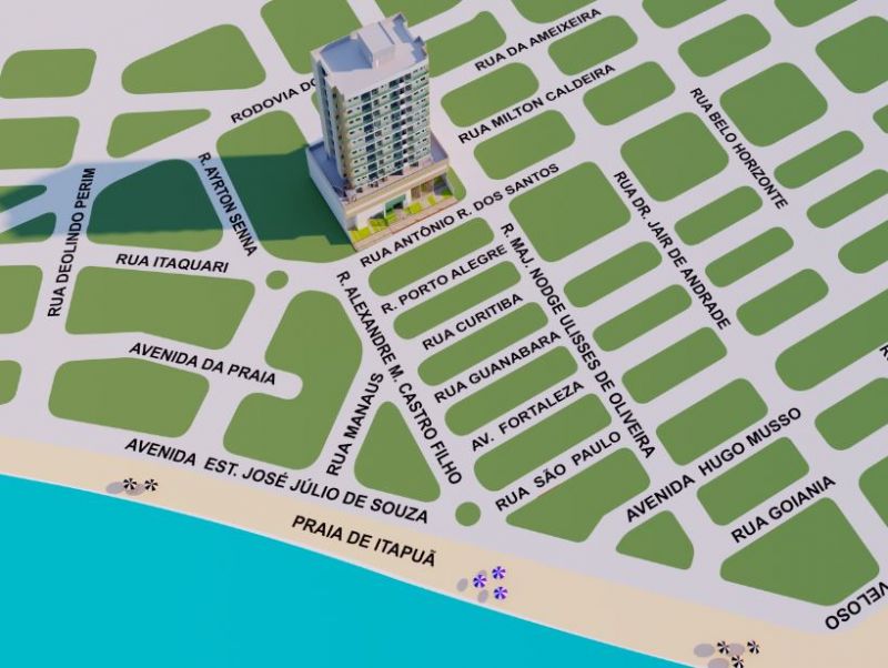 Imagem Apartamento com 2 Quartos à Venda, 73 m² em Itapuã - Vila Velha