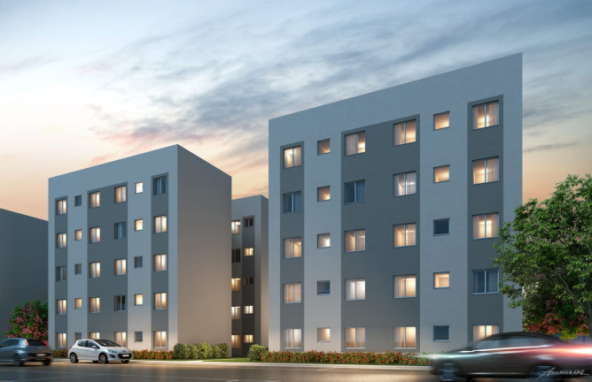 Foto do imóvel: Apartamento com 2 Quartos à Venda, 44 m² em Campo Grande - Rio de Janeiro