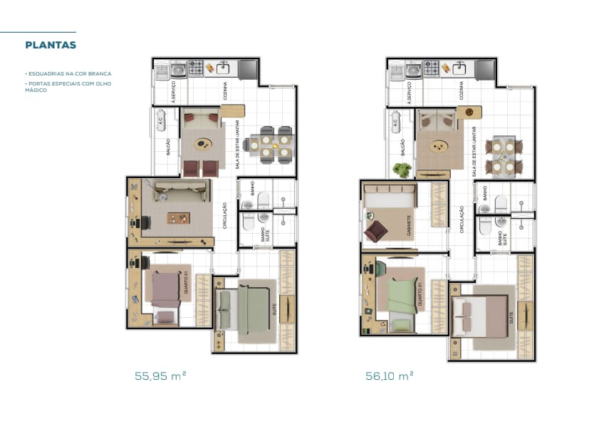 Imagem Apartamento com 3 Quartos à Venda, 60 m²em Nova Esperança - Manaus