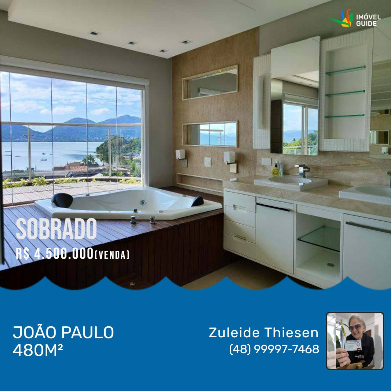 Foto do imóvel: Sobrado com 5 Quartos à Venda, 480 m² em João Paulo - Florianópolis