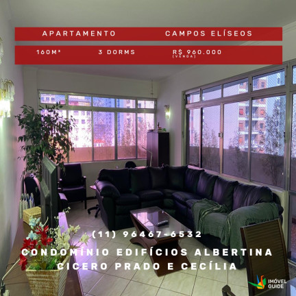 Apartamento com 3 Quartos à Venda,  em Campos Elíseos - São Paulo