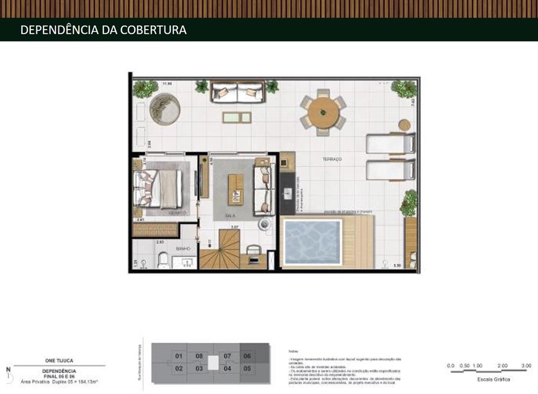 Foto do imóvel: Cobertura com 4 Quartos à Venda, 221 m² em Tijuca - Rio de Janeiro