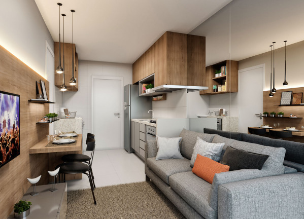 Apartamento com 2 Quartos à Venda, 42 m² em Barra Funda - São Paulo