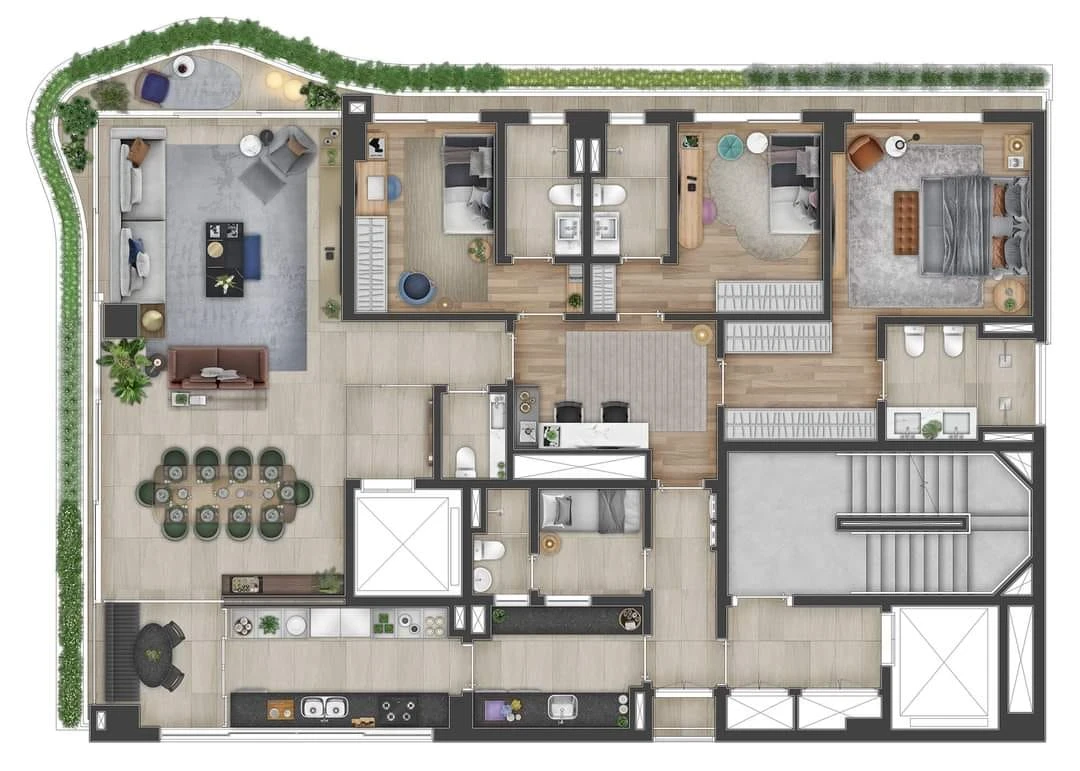 Imagem Apartamento com 4 Quartos à Venda, 202 m² em Jardim Paulista - São Paulo