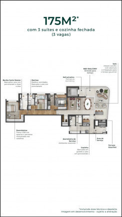 Imagem Apartamento com 3 Quartos à Venda, 175 m² em Green Valley Alphaville - Barueri