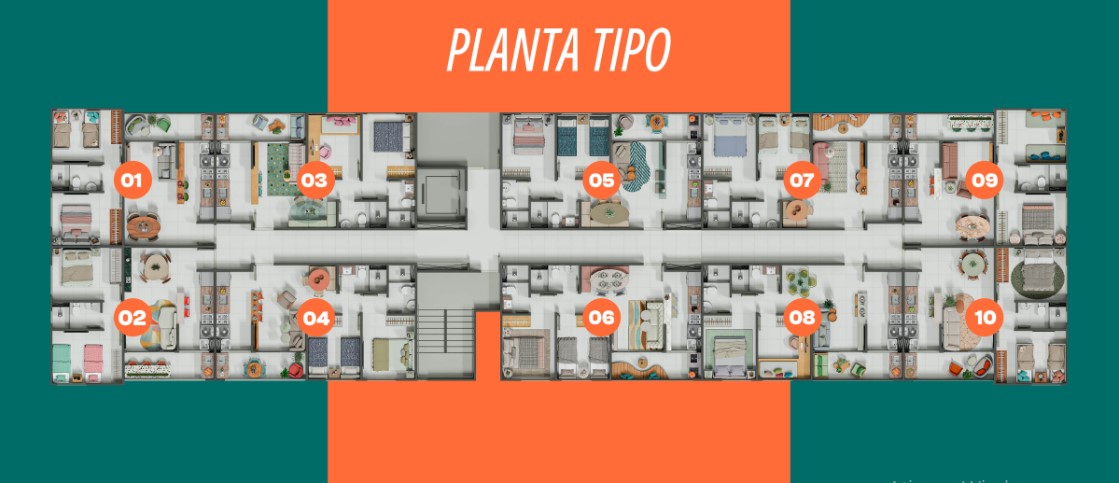 Foto do imóvel: Apartamento com 2 Quartos à Venda, 47 m² em FRAGOSO  - Olinda 