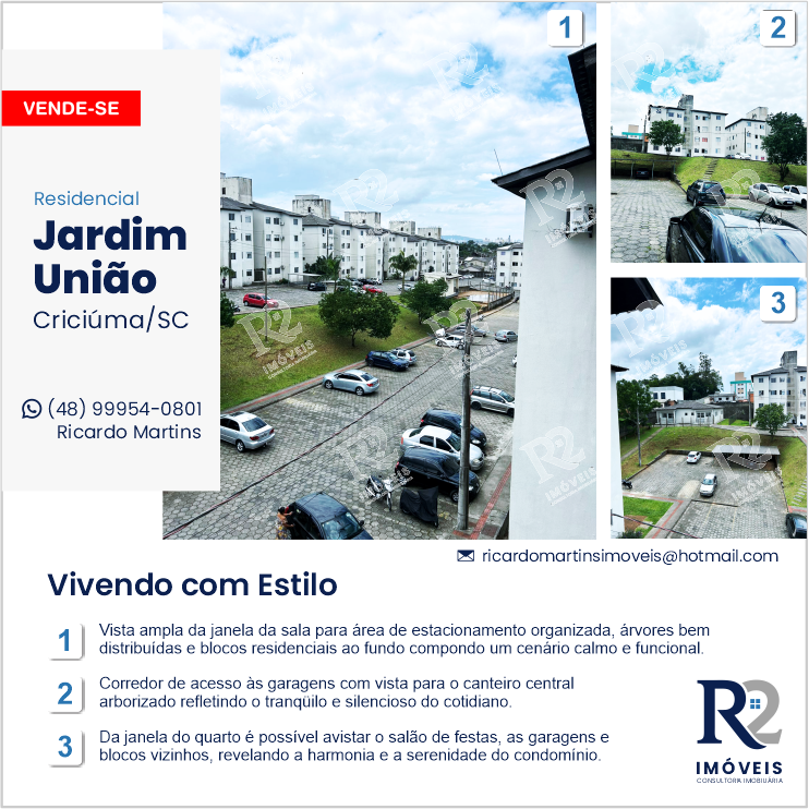 Imagem Apartamento com 2 Quartos à Venda, 46 m² em Mina União - Criciúma