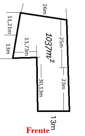 Imagem Terreno à Venda, 1.037 m² em Nazaré - Belém