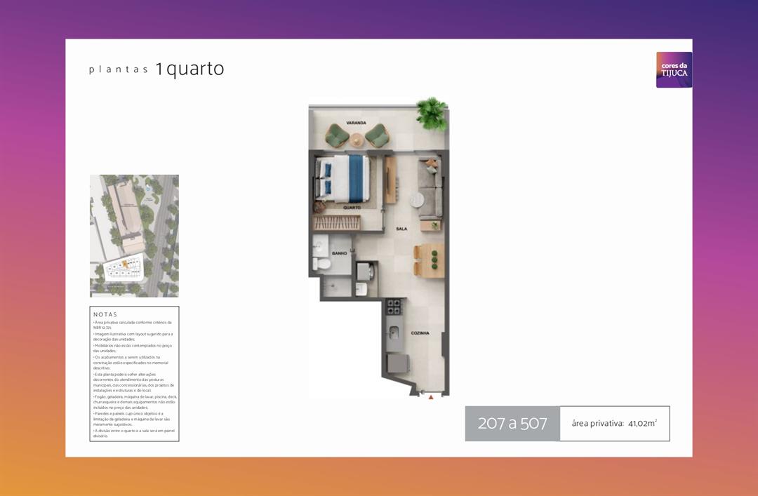 Foto do imóvel: Apartamento com 2 Quartos à Venda, 52 m² em Tijuca - Rio de Janeiro