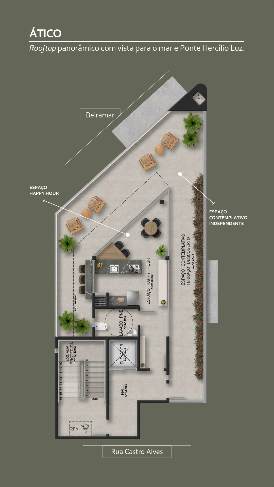 Imagem Apartamento com 2 Quartos à Venda, 77 m² em Balneário - Florianópolis