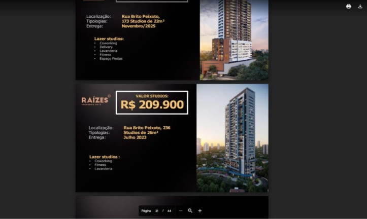 Studio com 1 Quarto à Venda, 26 m² em Vila Primavera - São Paulo