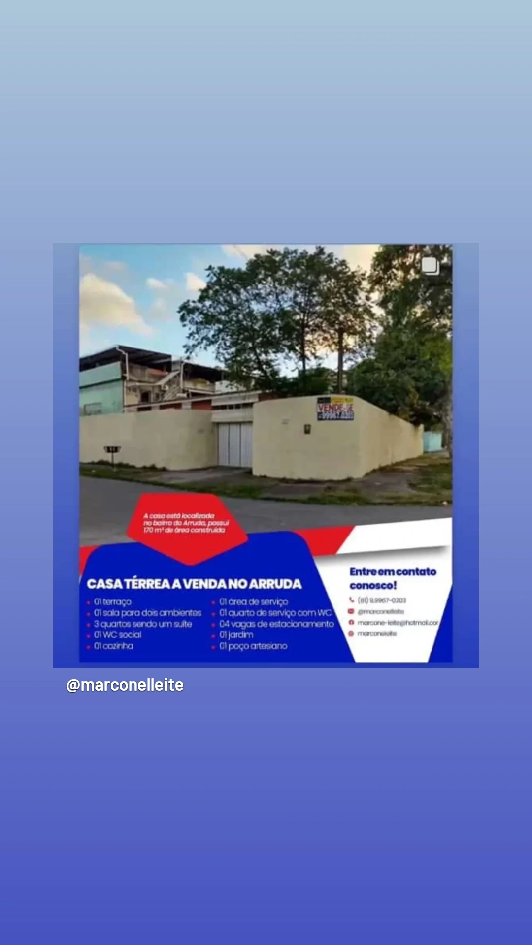 Foto do imóvel: Casa com 4 Quartos à Venda, 170 m² em Arruda - Recife