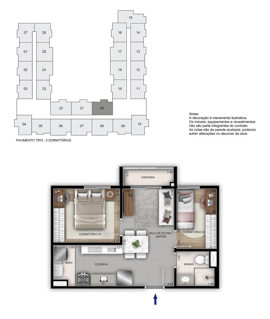 Imagem Apartamento com 2 Quartos à Venda, 40 m² em São Cristóvão - Rio de Janeiro