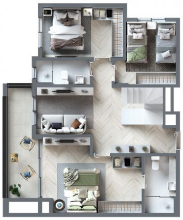Imagem Apartamento com 2 Quartos à Venda, 56 m² em Juvevê - Curitiba