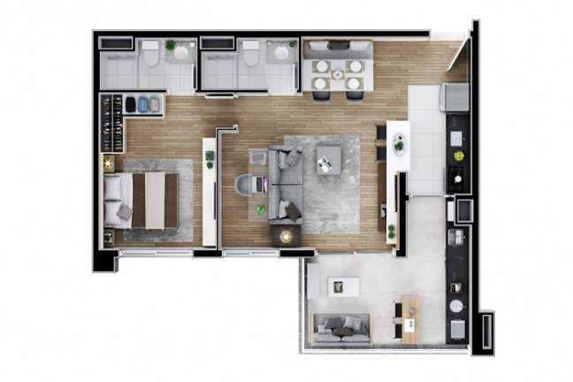 Imagem Apartamento com 2 Quartos à Venda, 65 m² em Paraíso - São Paulo