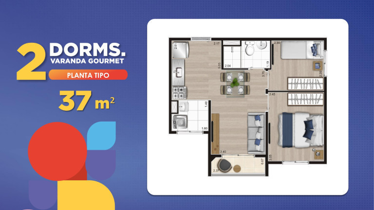 Imagem Apartamento com 2 Quartos à Venda,  em Jaguaré - São Paulo