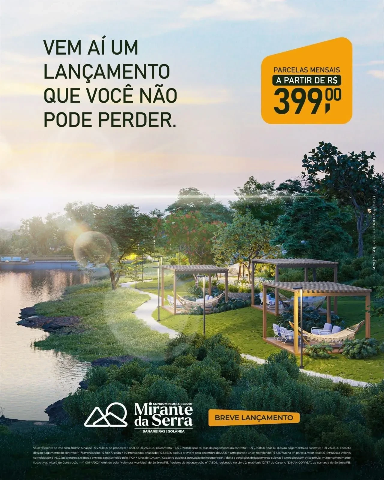 Foto do imóvel: Terreno em Condomínio à Venda, 336 metros em Bananeiras - Bananeiras