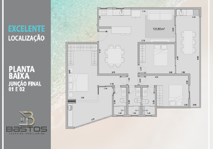 Foto do imóvel: Apartamento com 1 Quarto à Venda, 44 m² em Jardim Britânia - Caraguatatuba