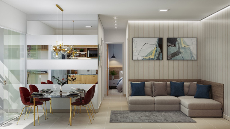 Imagem Apartamento com 3 Quartos à Venda, 76 m² em Parque Oeste Industrial - Goiânia