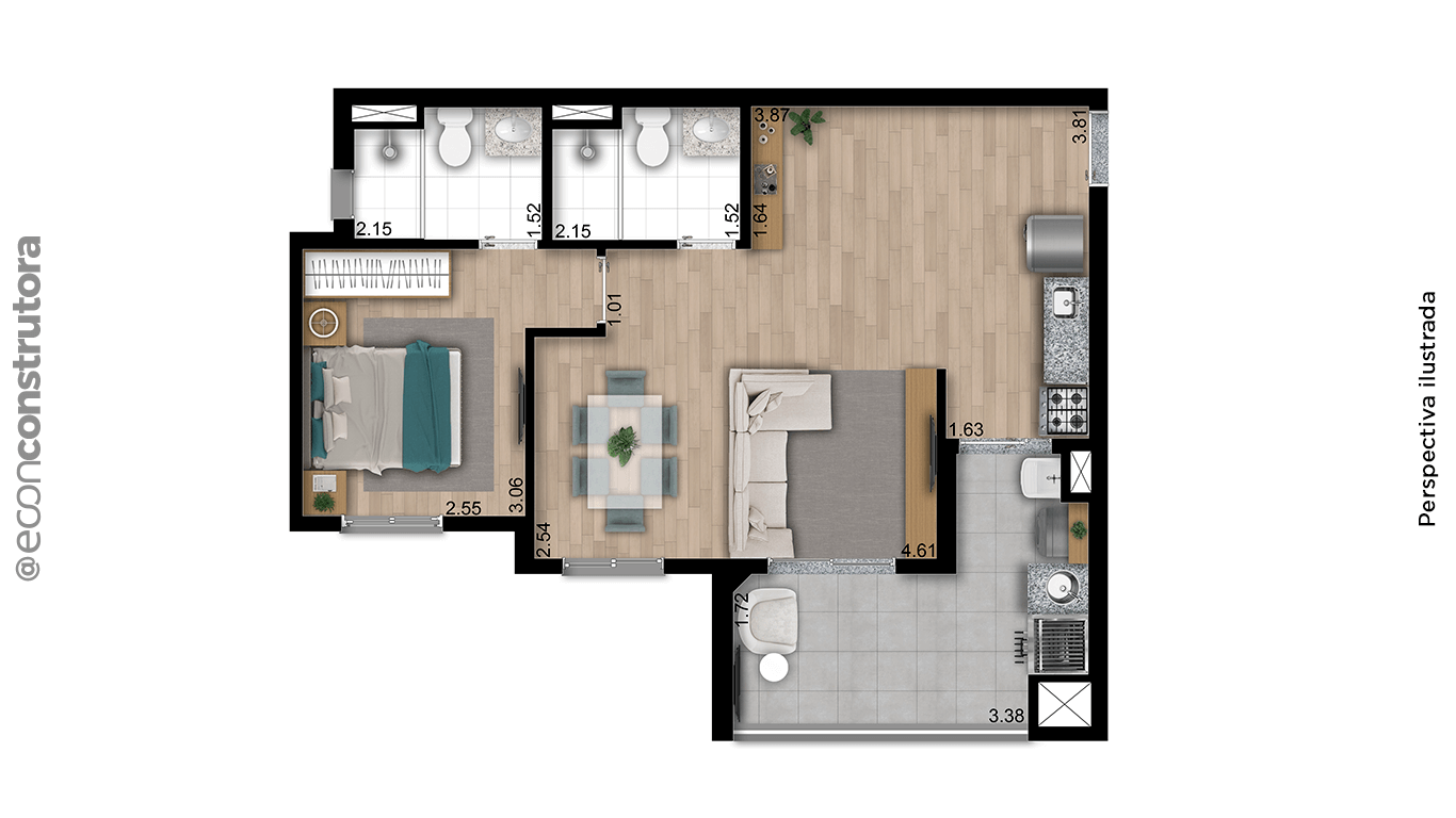 Imagem Apartamento com 2 Quartos à Venda, 43 m² em Vila São João - Guarulhos