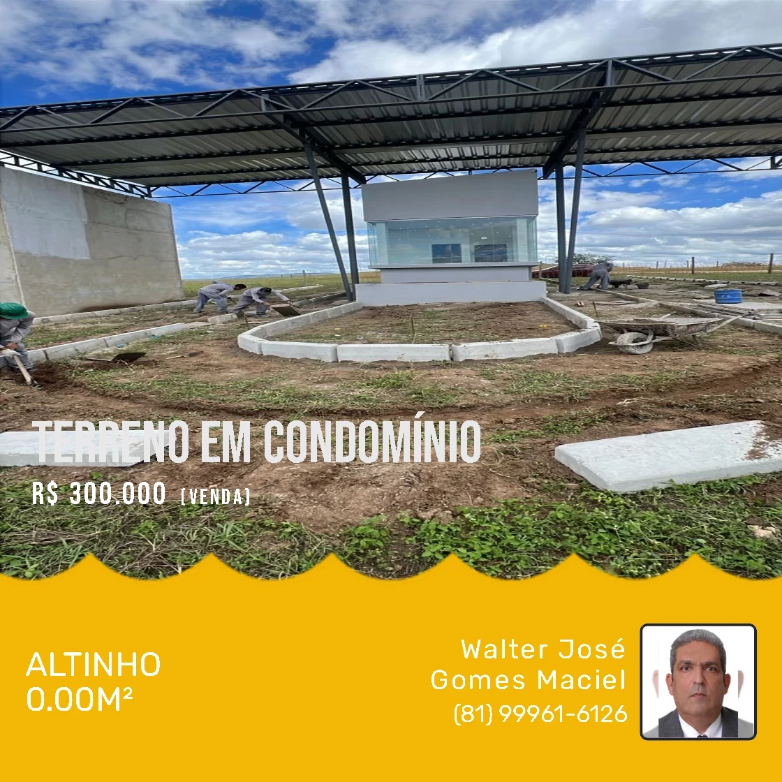 Imagem Terreno em Condomínio à Venda, 616 m² em Altinho - Altinho