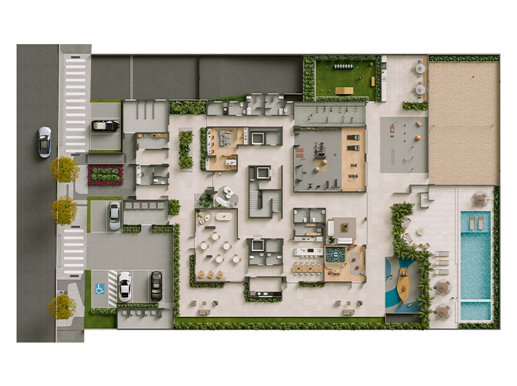 Foto do imóvel: Apartamento com 1 Quarto à Venda, 42 m²em Vila Nossa Senhora do Bonfim - São José do Rio Preto