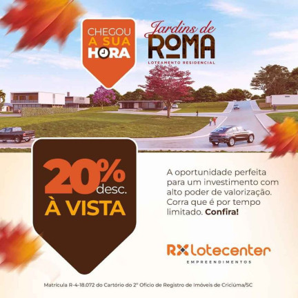 Imagem Terreno à Venda,  em Caravággio - Nova Veneza